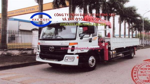 Xe tải thaco auman C160 gắn cẩu unic 5 tấn 5 đốt URV555